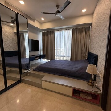 Living Room in 4 BHK Apartment at Lodha The Park, Century Mills – for Rent