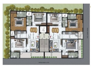 Floor Plan in 3 BHK Builder Floor at Ultima 107, Sector 104 – for Sale