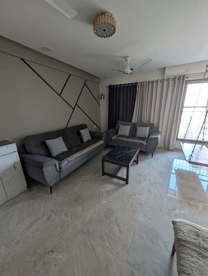 Living Room in 3 BHK Apartment at Neelkanth Greens, Manpada – for Rent