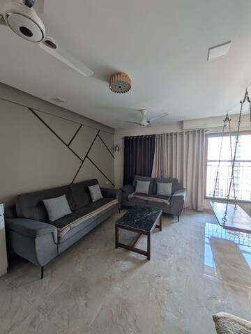 Staircase in 3 BHK Apartment at Neelkanth Greens, Manpada – for Rent