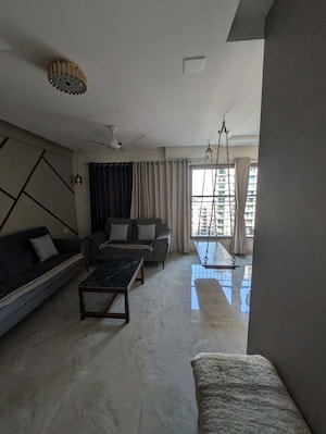 Living Room in 3 BHK Apartment at Neelkanth Greens, Manpada – for Rent