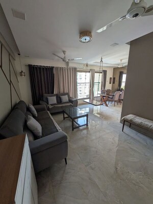 Living Room in 3 BHK Apartment at Neelkanth Greens, Manpada – for Rent