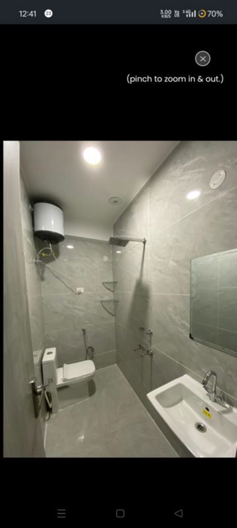 Bathroom, saket 1 RK 500 Sq.Ft. Builder Floor In Saket Delhi 9787168