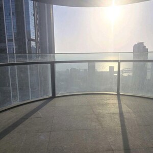 Balcony in 4 BHK Apartment at Omkar 1973, Century Bazar – for Rent