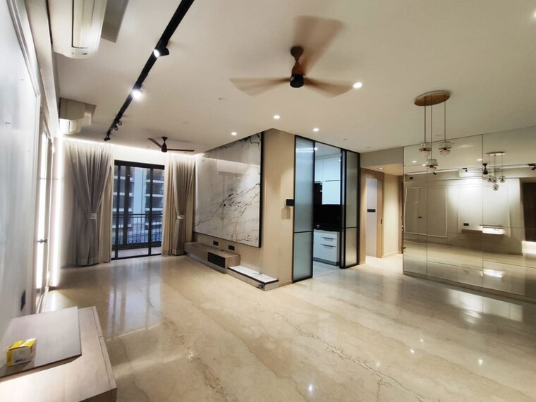 Living Room, lodha-sterling 3 Bedroom 1266 Sq.Ft. Apartment In Kolshet Road Thane 9787194