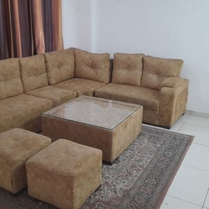 Living Room in 4 BHK Penthouse at Motiaz Royal Citi, Nagla Road – for Rent