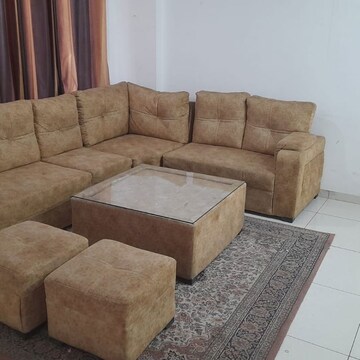 Living Room in 4 BHK Penthouse at Motiaz Royal Citi, Nagla Road – for Rent