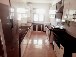 Kitchen in 4 BHK Builder Floor at Defence Colony – for Rent