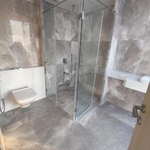 Bathroom in 4 BHK Apartment at Rustomjee Crown, Gokhale Road – for Rent