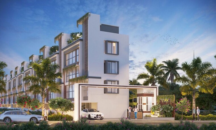 Exterior View, aswani-green-alley 4 Bedroom 2440 Sq.Ft. Villa In Pimple Nilakh Pune 9787256