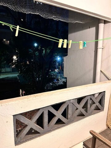 Balcony in 1 BHK Apartment at Mantri Aangan, Koregaon Park – for Rent