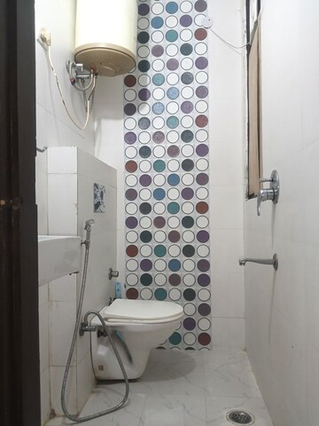 Bathroom in 2 BHK Builder Floor at East Of Kailash – for Rent