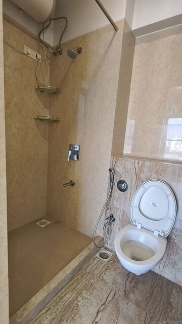 Attached Bathroom in 3 BHK Apartment at Suraj Tranquil Bay 1, Prabhadevi – for Rent