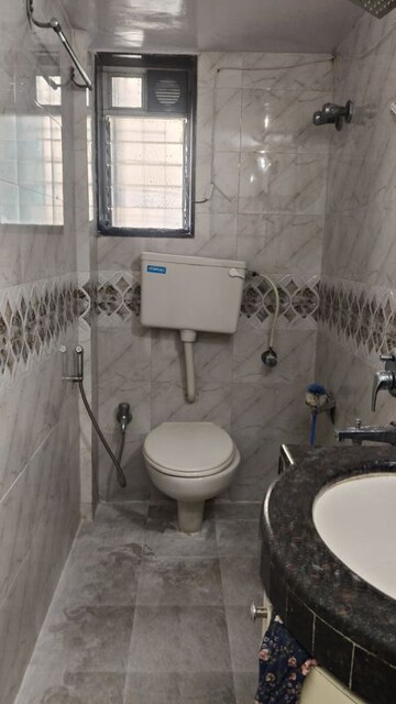 Bathroom in 2 BHK Apartment at Miramar CHS, Dadar West – for Rent