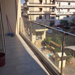 Balcony in 3 BHK Apartment at Motia Royal Citi Apartments, Nagla Road – for Rent