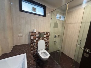 Bathroom in 1 RK Builder Floor at Pamposh Enclave – for Rent