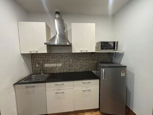 Kitchen in 1 RK Builder Floor at Pamposh Enclave – for Rent