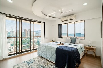 Bedroom in 3 BHK Apartment at Lake Front Solitaire, Powai – for Sale