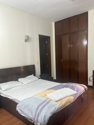 Bedroom in 4 BHK Builder Floor at Panchsheel Park – for Sale