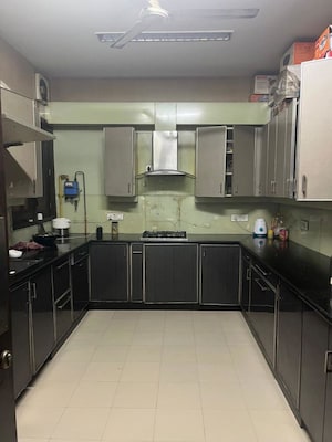 Kitchen in 4 BHK Builder Floor at Panchsheel Park – for Sale