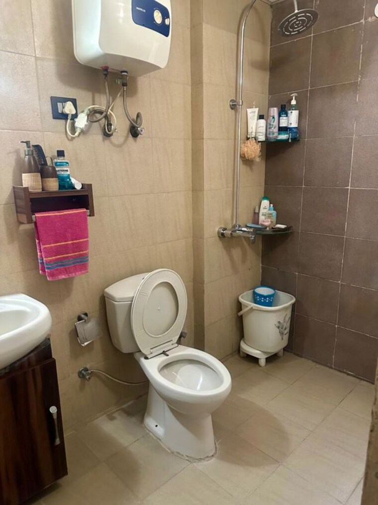 Bathroom, nitishree-aura-chimera 2 Bedroom 1125 Sq.Ft. Apartment In Raj Nagar Extension Ghaziabad 9775751