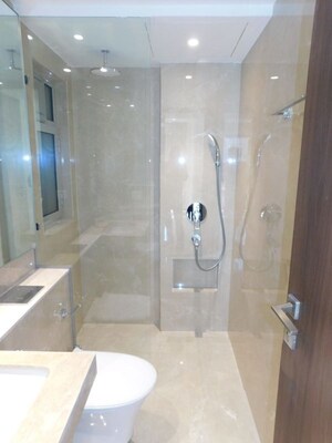 Bathroom in 3 BHK Apartment at Hiranandani Highland, Powai – for Rent