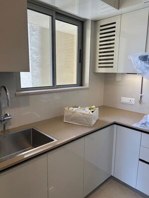 Kitchen in 3 BHK Apartment at Hiranandani Highland, Powai – for Rent