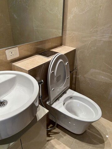 Bathroom in 3 BHK Apartment at Hiranandani Highland, Powai – for Rent