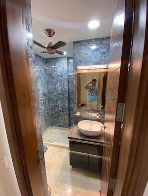 Bathroom in 3 BHK Builder Floor at Saket – for Rent