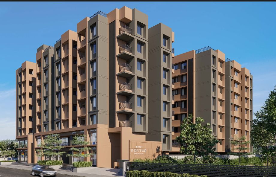 2 BHK Apartment For Rent in Shree Radha Jaldeep Icon