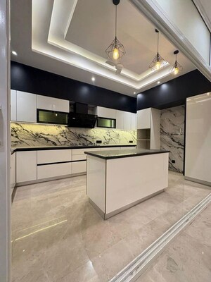 Kitchen in Studio Apartment at DLF Cyber Park, Sector 20 – for Rent