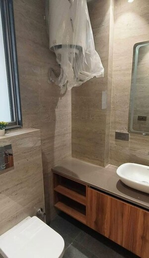 Bathroom in 1 BHK Apartment at DLF Cyber Park, Sector 20 – for Rent