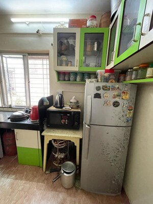 Kitchen in 1 BHK Apartment at Srushthi Apartment, Kothrud – for Rent