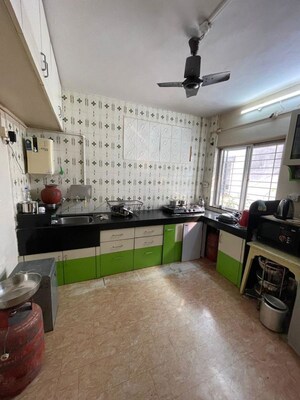 Living Room in 1 BHK Apartment at Srushthi Apartment, Kothrud – for Rent