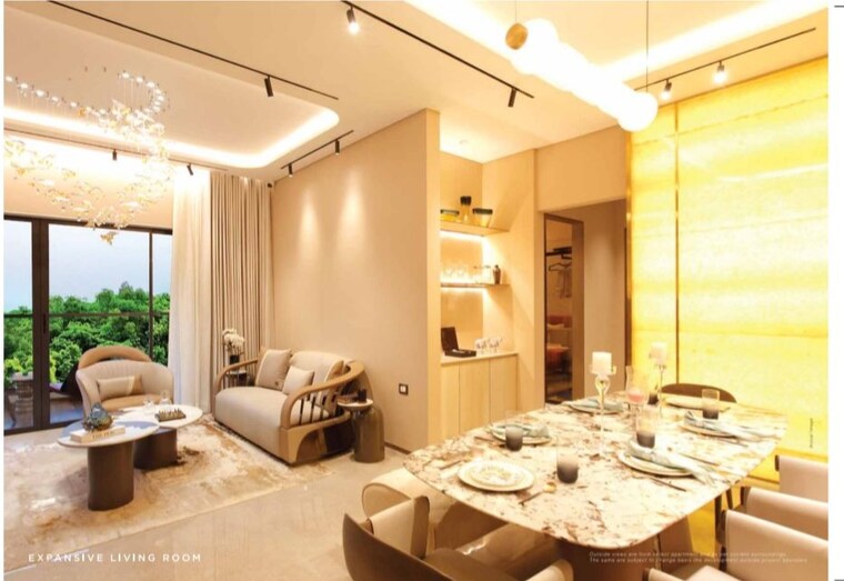 Living Room, nahar-chandi-valley 4 Bedroom 2487 Sq.Ft. Apartment In Chandivali Mumbai 9787663