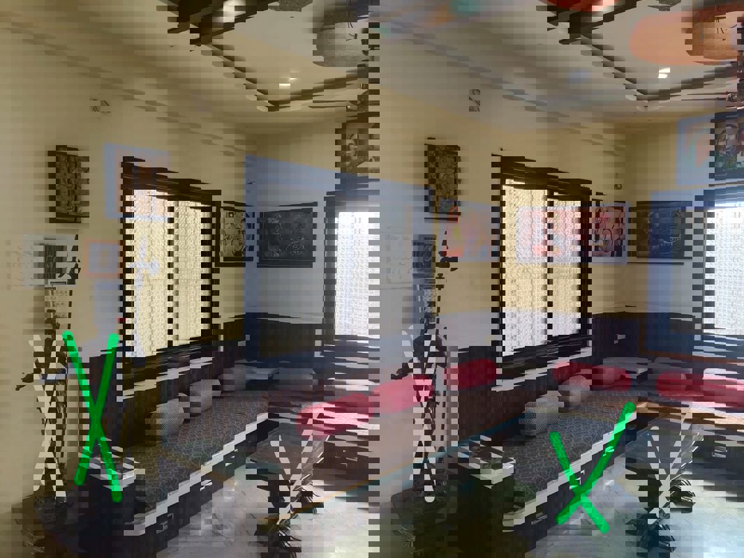 2 BHK + Pooja Room,Extra Room 850 Sq.Ft. Apartment in Manjri Green Woods