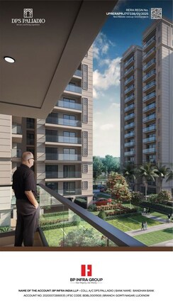 3.5 BHK + Servant Room Apartment For Sale in BP DPS Palladio