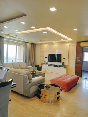 Living Room in 4 BHK Apartment at Hiranandani Gardens Glen Ridge, Powai – for Rent