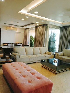 Living Room in 4 BHK Apartment at Hiranandani Gardens Glen Ridge, Powai – for Rent