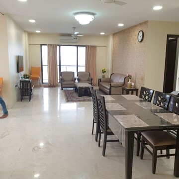Living Room in 4 BHK Apartment at Lake Front Solitaire, Powai – for Rent