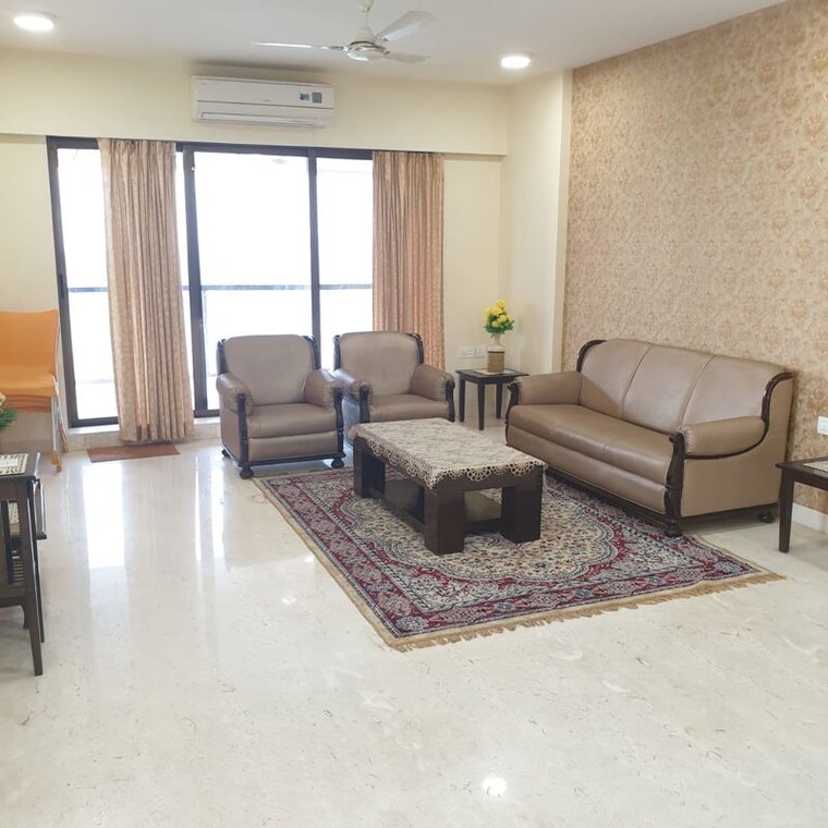 Living Room, lake-front-solitaire 4 Bedroom 3600 Sq.Ft. Apartment In Powai Mumbai 9787782