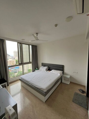 Bedroom in 2 BHK Apartment at Hiranandani Atlantis, Powai – for Rent