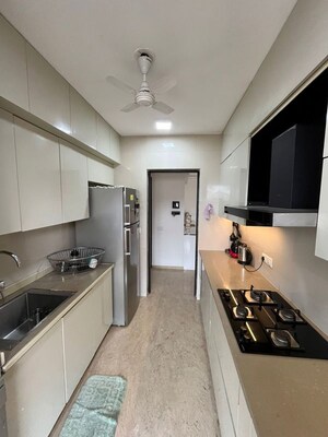 Kitchen in 2 BHK Apartment at Hiranandani Atlantis, Powai – for Rent