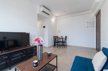 Living Room in 1 BHK Apartment at Hiranandani Zen Maple, Powai – for Rent