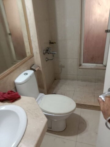 Bathroom in 3 BHK Apartment at Hiranandani Heritage Tower, Powai – for Rent