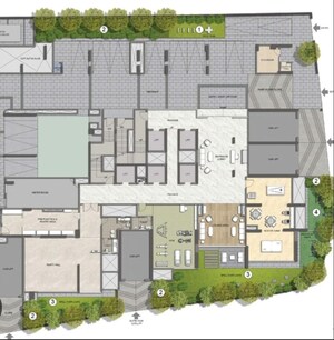 Master Plan in 4 BHK Apartment at Kalpataru Amare, Juhu – for Sale