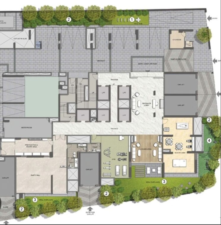 Master Plan, kalpataru-amare 4 Bedroom 1845 Sq.Ft. Apartment In Juhu Mumbai 9787813