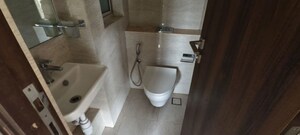 Bathroom in 1 BHK Apartment at Hiranandani Regent Hill, Powai – for Rent
