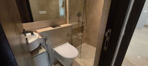 Bathroom in 3 BHK Apartment at Hiranandani Highland, Powai – for Rent