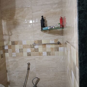 Bathroom in 1 BHK Apartment at Raunak Bliss Phase A3, Ghodbunder Road – for Rent